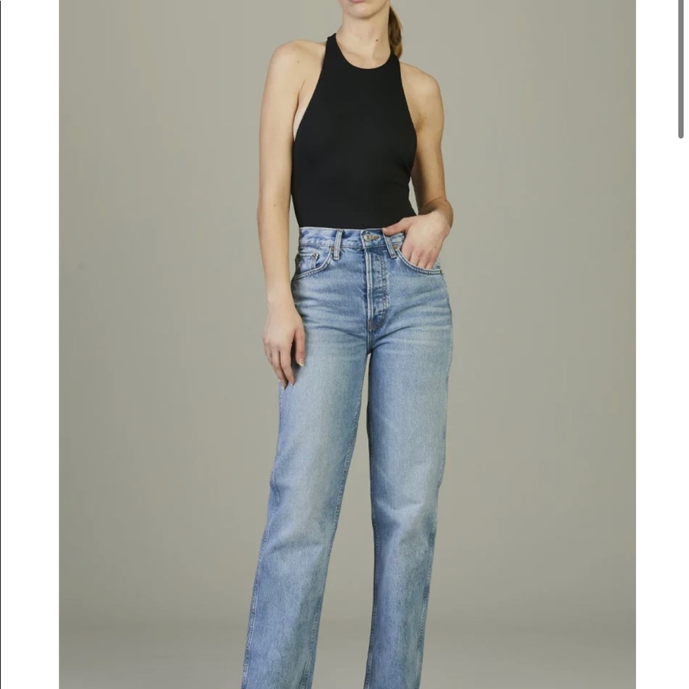 BNWOT MORLEY black halter body suit by Alice NYC